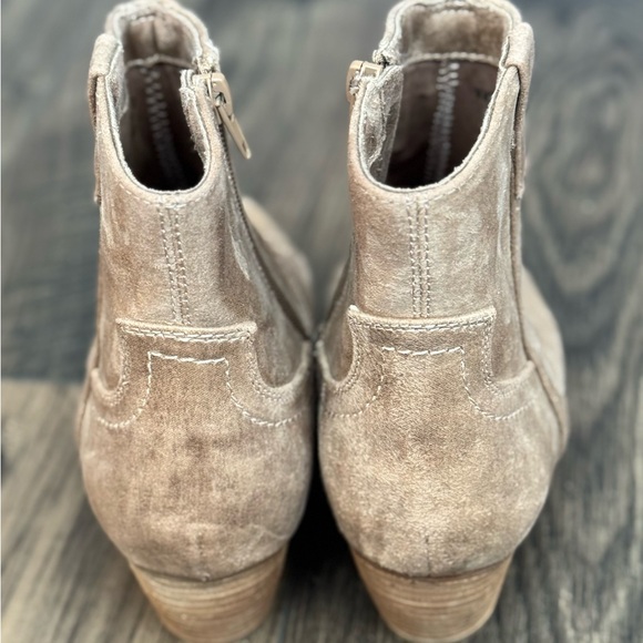 Dolce Vita Pueblo Beige Ankle Western Booties Size 8.5 - Picture 5 of 11